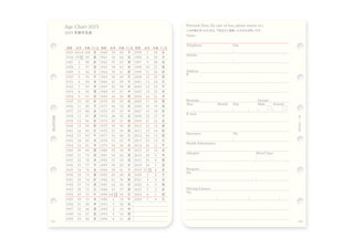 PLOTTER 2025 Weekly Schedule Diary Refill Mini Size