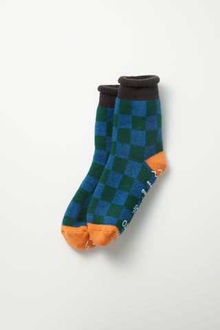 ROTOTO Checkerboard Pile Room Socks