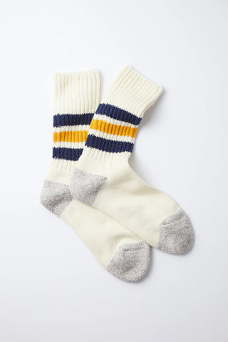 ROTOTO Coarse Ribbed Old School Crew Socks