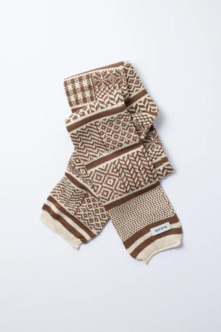 ROTOTO Multi Jacquard Sockstole Scarf