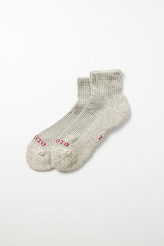 ROTOTO Hemp/Organic Cotton Pile Ankle Socks