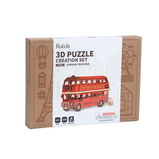 Rolife London Tour Bus Wooden Puzzle