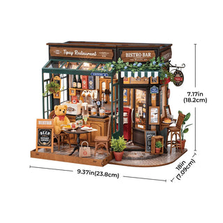 Tipsy Restaurant DIY Miniature Kit