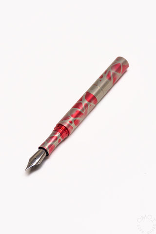 Schon DSGN Anodized Aluminum "Pocket 6" Fountain Pen Grey Matter