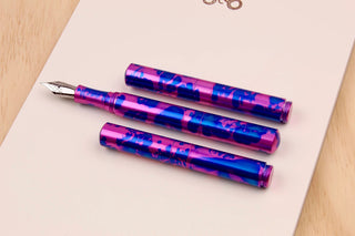 Schon DSGN Anodized Aluminum "Pocket 6" Fountain Pen Lava Lamp