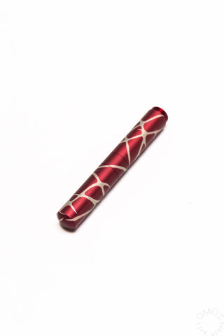 Schon DSGN Anodized Aluminum "Pocket 6" Fountain Pen Red Velvet