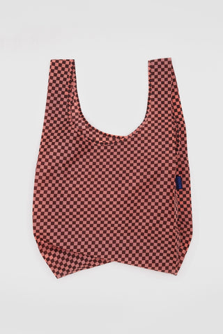 Standard BAGGU Pink Brown Check