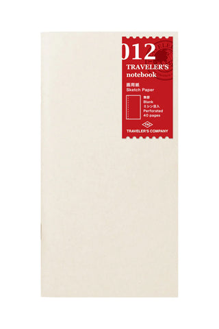 TRAVELER'S COMPANY 012 Sketch Paper Notebook