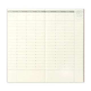 TRAVELER'S COMPANY 018 Open Dated Weekly Vertical Planner