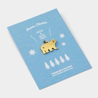 TRAVELER'S FACTORY Brass Bear Charm