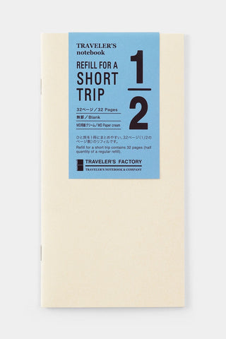 TRAVELER'S FACTORY Short Trip Cream Paper Notebook