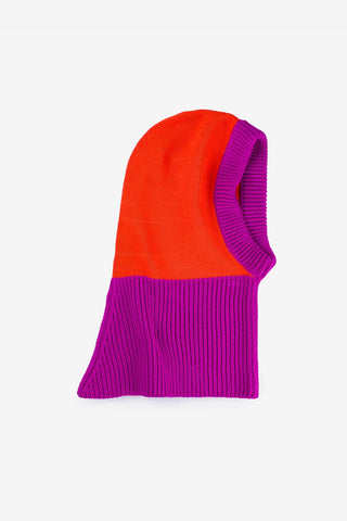 Verloop Colorblock Hood Poppy Magenta