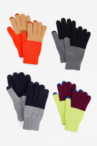 Verloop Colorblock Touchscreen Gloves