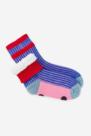 Verloop Gym House Socks Pink Cobalt