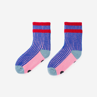 Verloop Gym House Socks Pink Cobalt