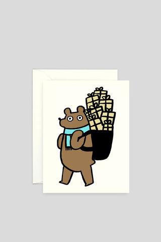 WRAP Holiday Bear Mini Greeting Card