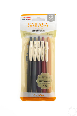 Zebra SARASA Vintage 0.5mm Gel Pen Set