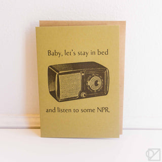 NPR Love Greeting Card