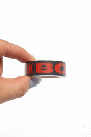 bonk Logo Washi Tape Black/Red