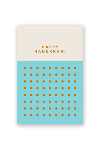 Hanukkah Dot Card