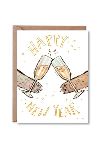 Happy New Year Cheers Card