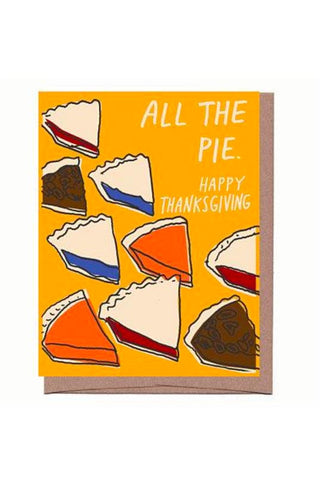 All The Pie Thanksgiving Card