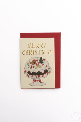 Holiday Cake Mini Christmas Card