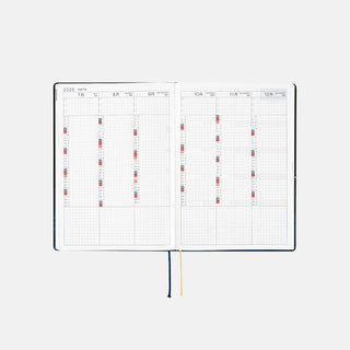 Hobonichi Techo 2025 HON A5 Hiroko Kubota Planner Crescent Moon Delivery