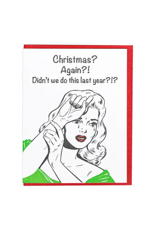 Christmas Again Greeting Card