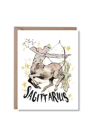 Sagittarius Birthday Card