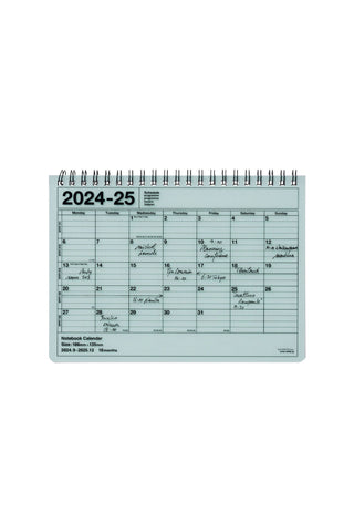 MARK'S 2024-2025 Notebook Calendar B6 Small