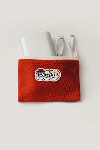 O,LD! Handy Pouch Red Canvas