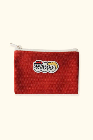 O,LD! Handy Pouch Red Canvas