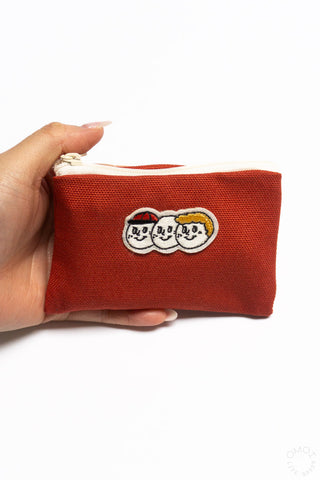 O,LD! Handy Pouch Red Canvas