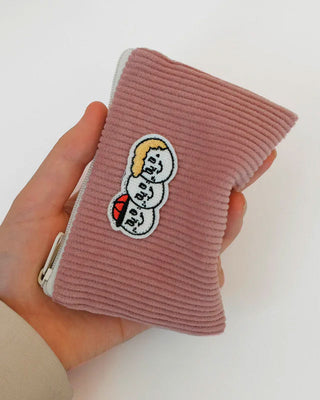 O,LD! Handy Pouch Pink Corduroy