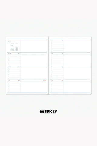 twenty, twenty-five. 2025 Weekly Planner