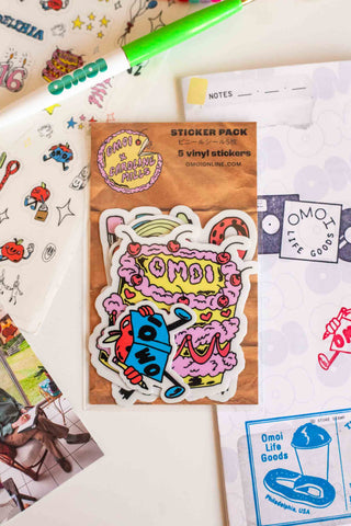 OMOI x Caroline Mills Sticker Pack