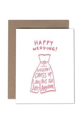 Dress Up Wedding Card