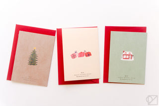 Santa Cat Mini Cards