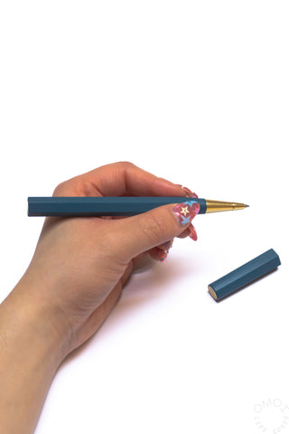 ystudio Glamour Evolve Ocean Sustainable Rollerball Pen