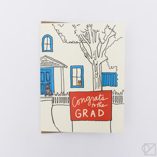 Yard Sign Graduation Card