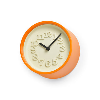 Lemnos Chiisana Clock Orange