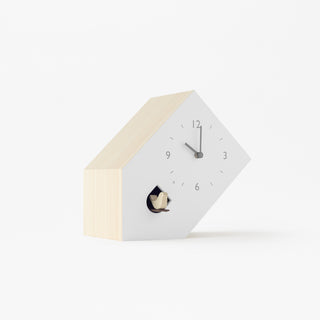 Tilt Cuckoo Clock by nendo