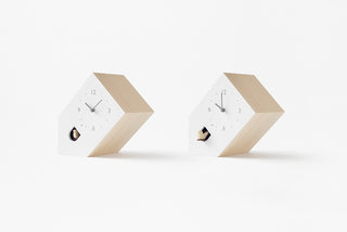 Tilt Cuckoo Clock by nendo