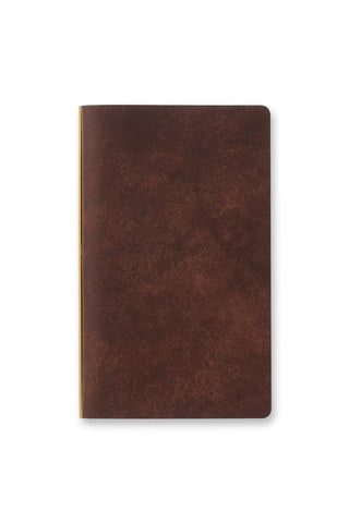 PLOTTER Pueblo 6-Ring Leather Binder Bible Size Brown