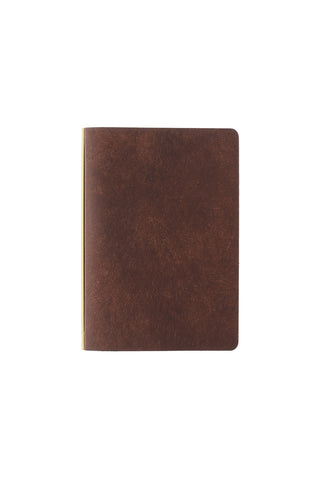 PLOTTER Pueblo 6-Ring Leather Binder Mini Size Brown