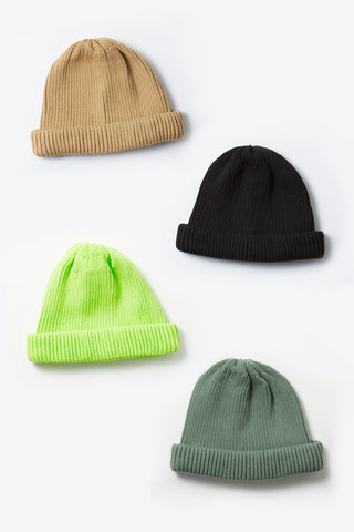 ROTOTO Cotton Roll Up Beanie