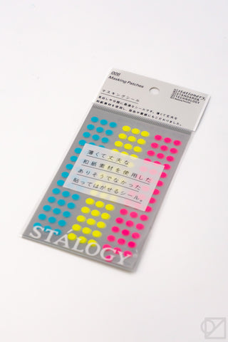 STÁLOGY 006 Washi Tape Dot Stickers Neon Shuffle