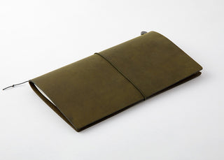 TRAVELER'S COMPANY Leather Journal Starter Kit Olive