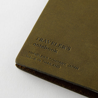 TRAVELER'S COMPANY Leather Journal Starter Kit Olive